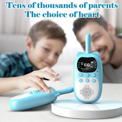 Walkie Talkies para Niños 2PCS, Juguetes Electrónicos, Gadgets de Espía para Niños, Radio Teléfono para Bebés, Alcance de 3 km,