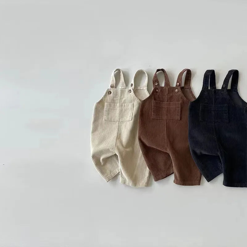 Mono de Pana para Bebés y Niños Pequeños, Ropa de Una Pieza para Niños y Niñas.