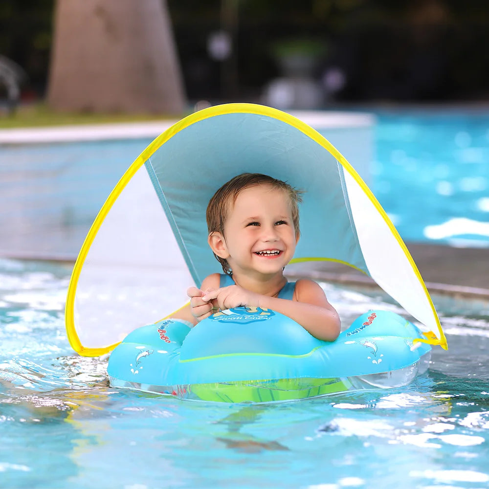 Flotador para bebés y niños pequeños. Flotador infantil para el baño, juguetes de verano para nadar.